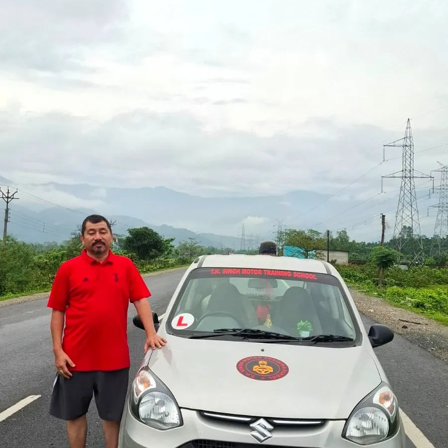 Sagar Pradhan — T.K. Singh Driving School student, Jaigaon