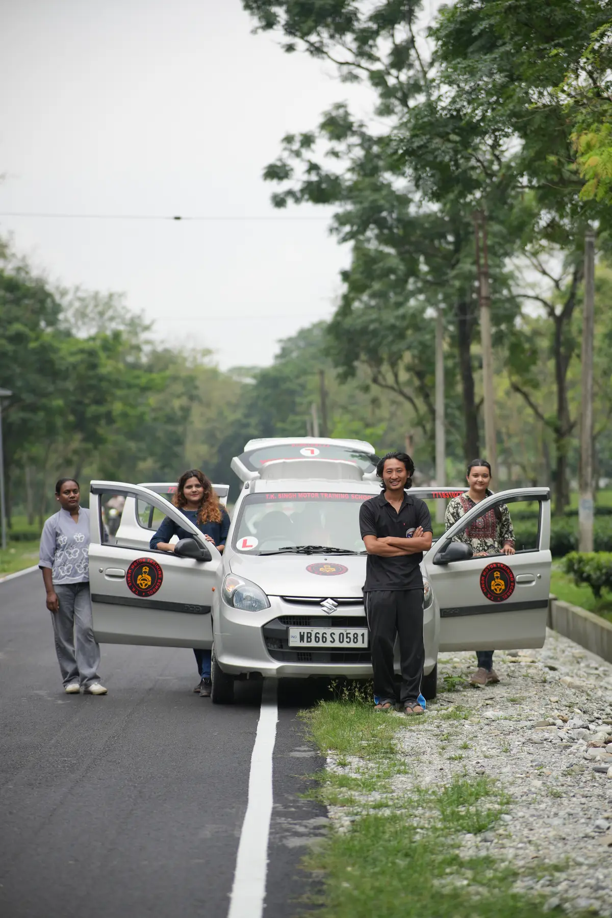 T.K. Singh Motor Driving Training School students Jaigaon — included in all plans