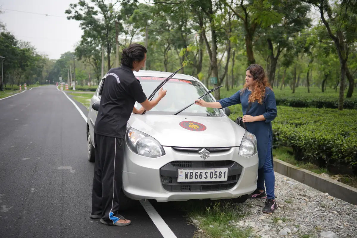 Women only driving classes Jaigaon — T.K. Singh Motor Driving Training School women's batch
